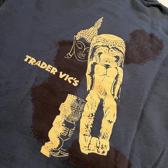 Trader Vic's TIKI HOODIE (PULL OVER) - Size M - Picture 7 of 7